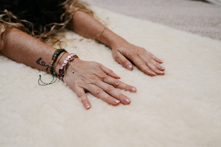 Luxe Yogamat van wol - Afbeelding 3